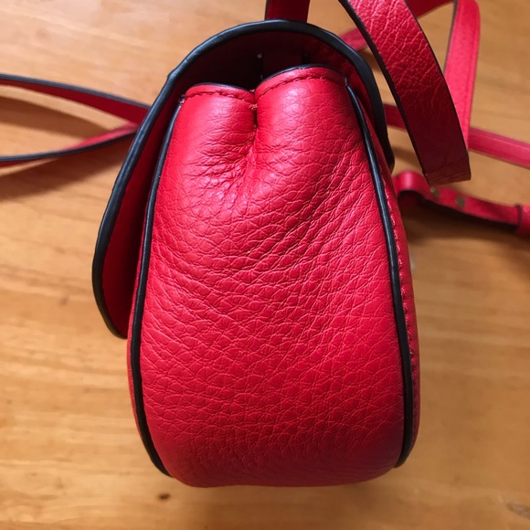 J. Crew Red Mini Rider Bag - Picture 7 of 8